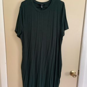 Forest Green Forever 21 Maxi Dress